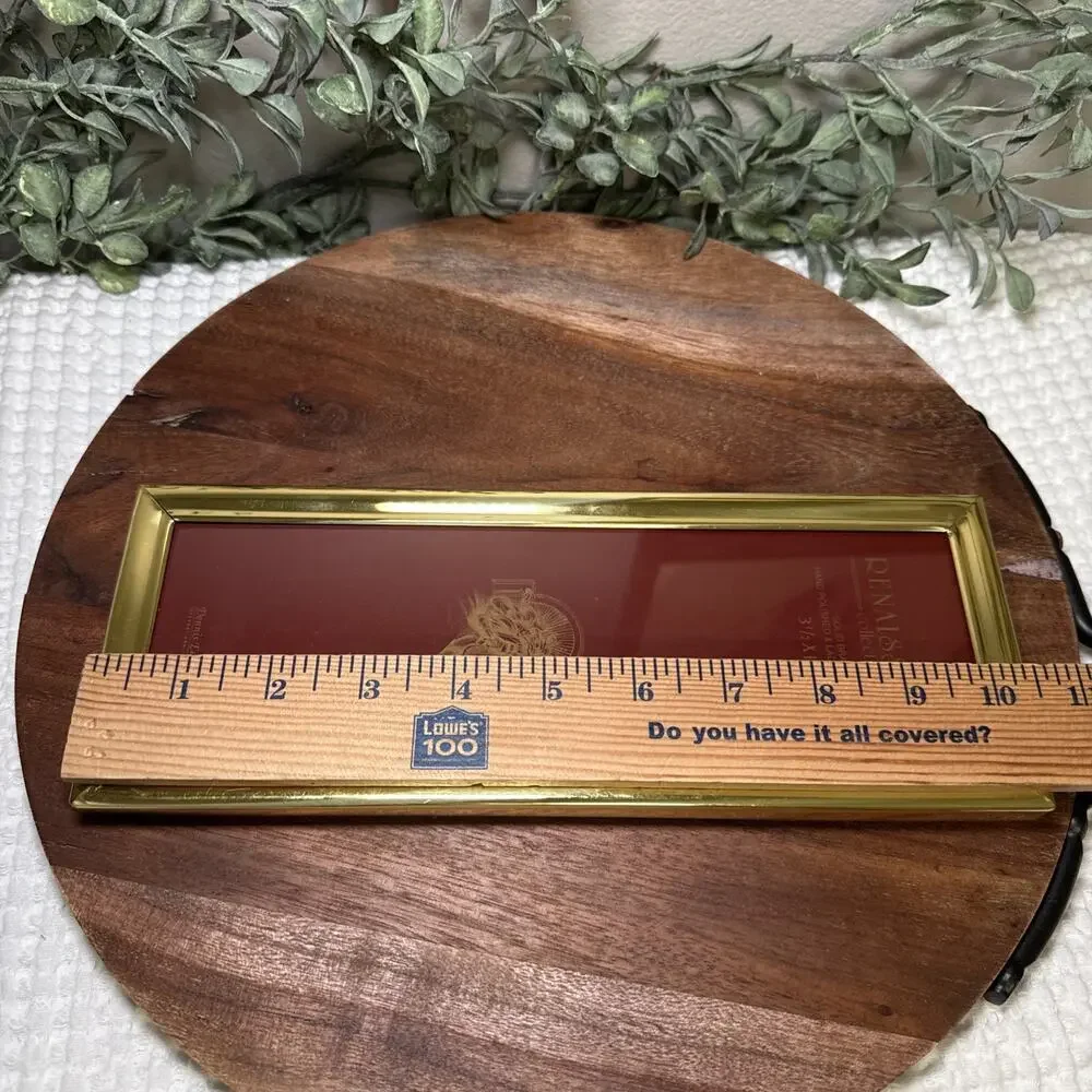 Reniassance Collection Dennis East Solid Brass Photo Frame 3.5
